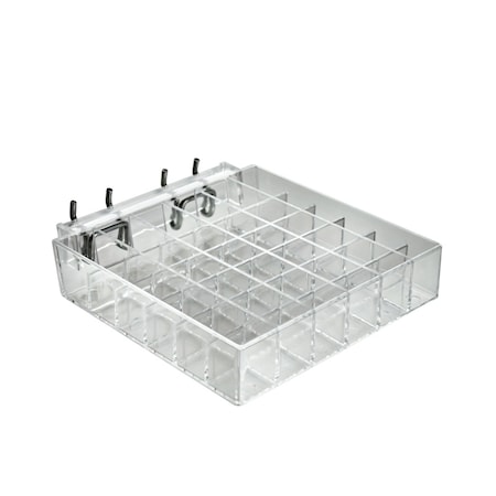 Azar Displays 36-Compartment Tray - square slot .75", PK2 225551